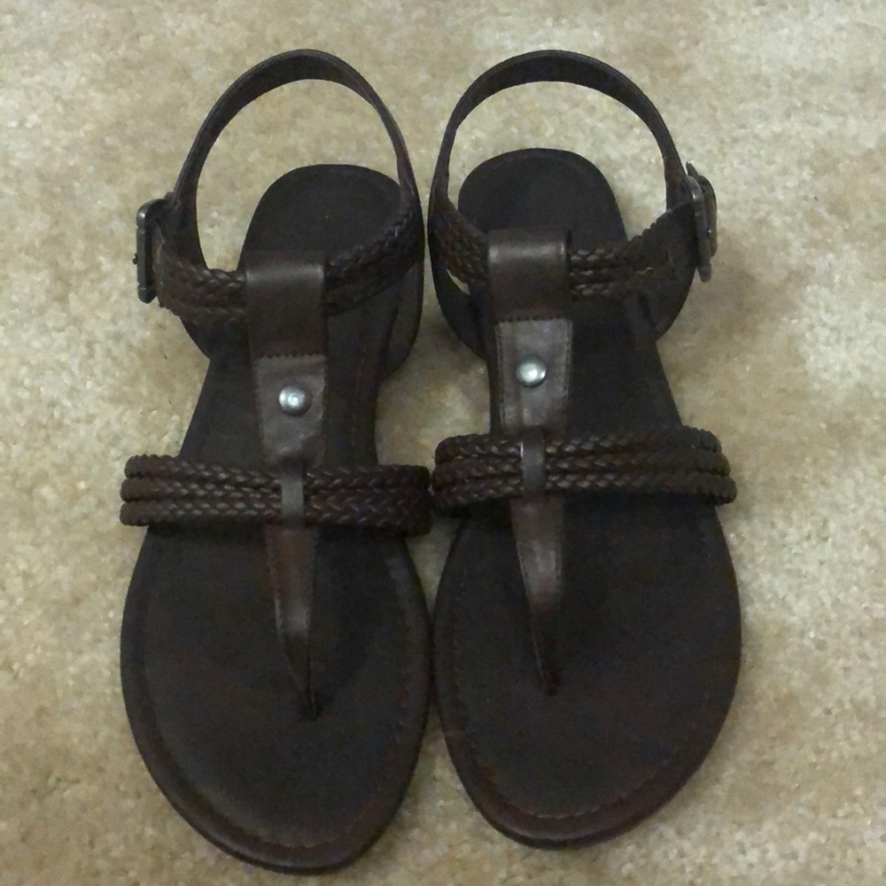 BONGO Shannon Sandals Size 10 Med Color Brown